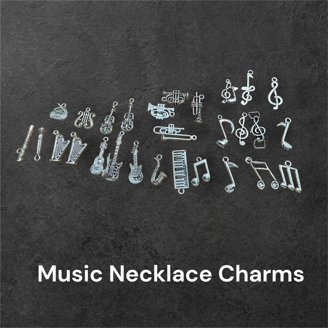 Music Charm Necklaces