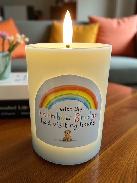 Pup Keepsake LED Candle