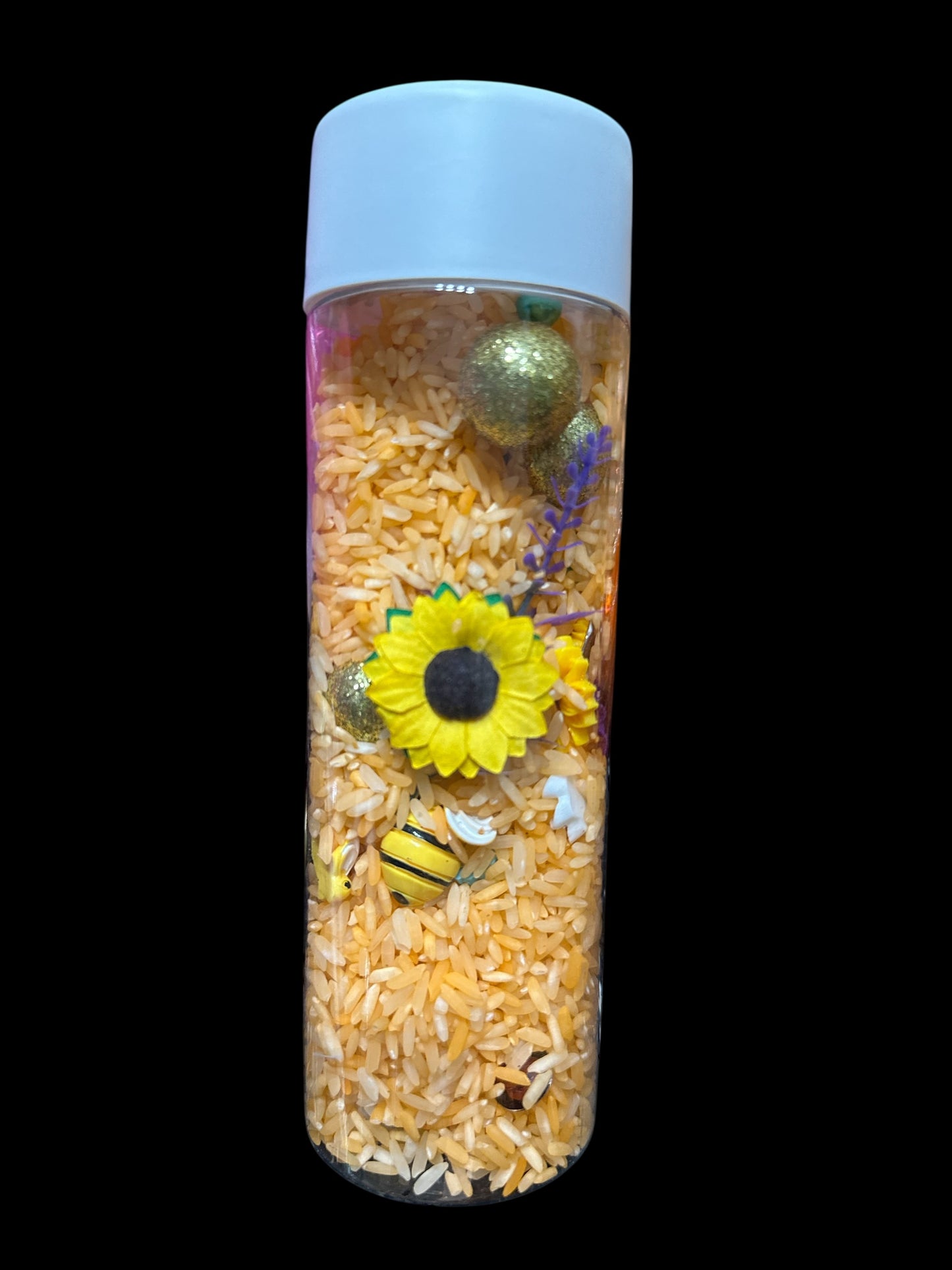 8" Bumble Bee Seek and Find Discovery Sensory Bottle