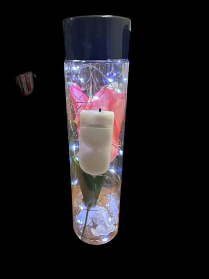 8" Flower Illuminating Discovery Bottle, Ages 12+