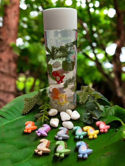 7" Dino Aqua Discovery Sensory Bottle